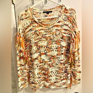 Boston Proper southwestern style sweater size small